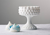 Compotes & Bowls - Hobnail Tall Stemmed Candy Dish